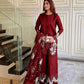 Silver Gold Sequence Embroidered 3Pcs Suit Set