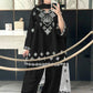 Black Embroidered 3Pcs Cotton Set with Organza Dupatta