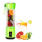 Portable Electric Juicer 6 Blade ABS Blue Purple Pink Green